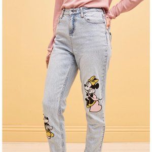 Her Universe Disney Mickey Mouse & Minnie Mouse Mom Jeans